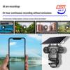 AOV Solar-Powered 4G Outdoor Surveillance Camera with Triple-Lens All-Day Recording