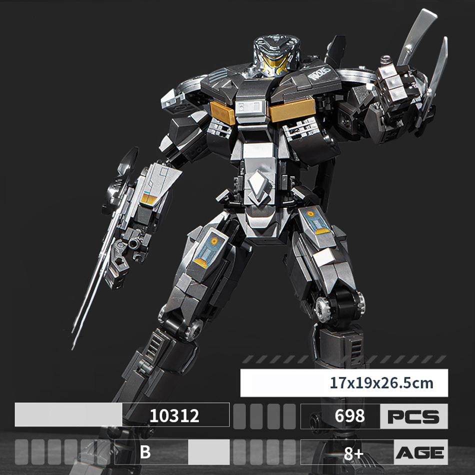 Robot Building Blocks Mecha Warrior Assembling Toy Model Children Gift