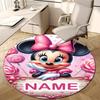 Personalized M-Minnie Round Chair Office Rug - Perfect for Mat, Office Chair & More - Ideal Gift for Birthdays and Holidays