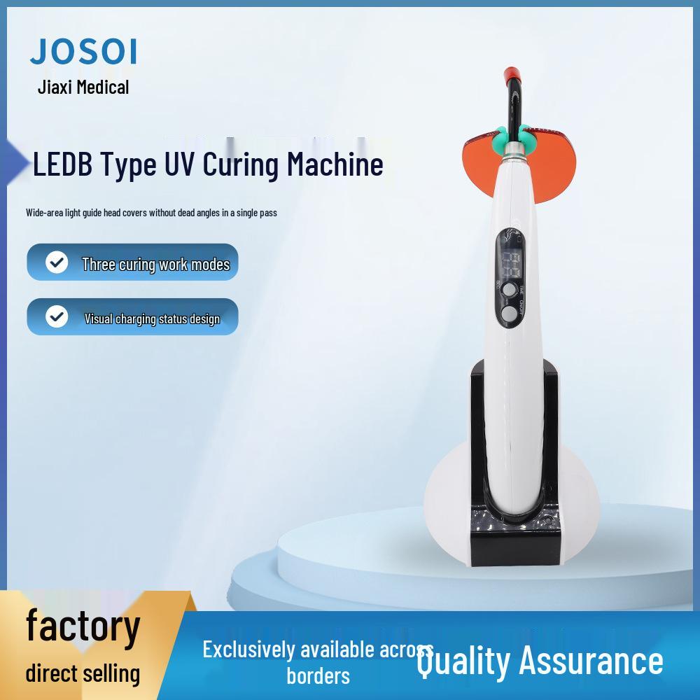 New LED Type B Dental Blue Light Curing Lamp - European/American Standard, Woodpecker Compatible