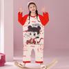 Girls Cotton Pajama Set Long Sleeve One-Piece Sleepwear Collection Cartoon Animal Print Kids Nightwear 3-8 Years