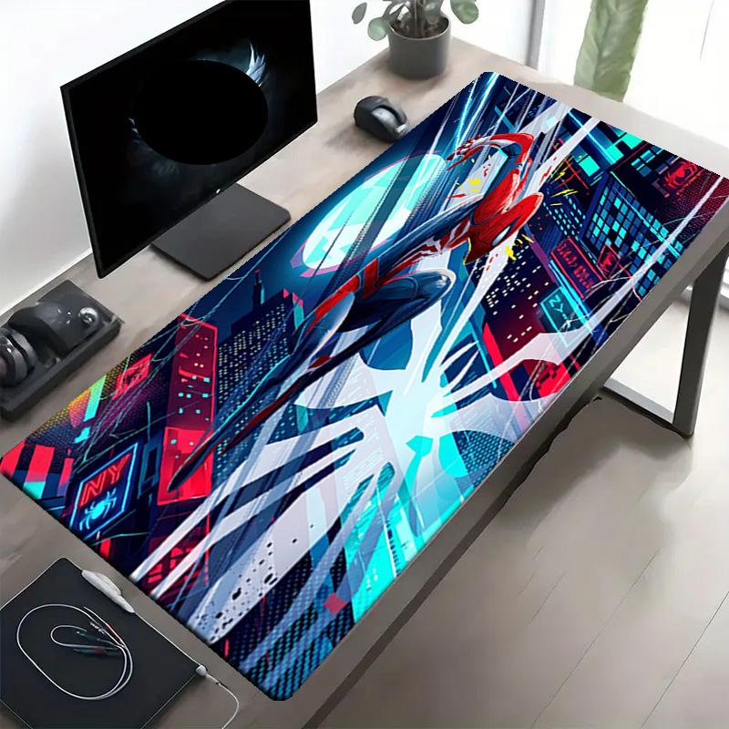 SpiderMan Print Mouse Pad, Anti‑Slip Desktop keyboard Mat, for PC Laptop Gaming Working Daily Use, Cool Festival Birthday Gift