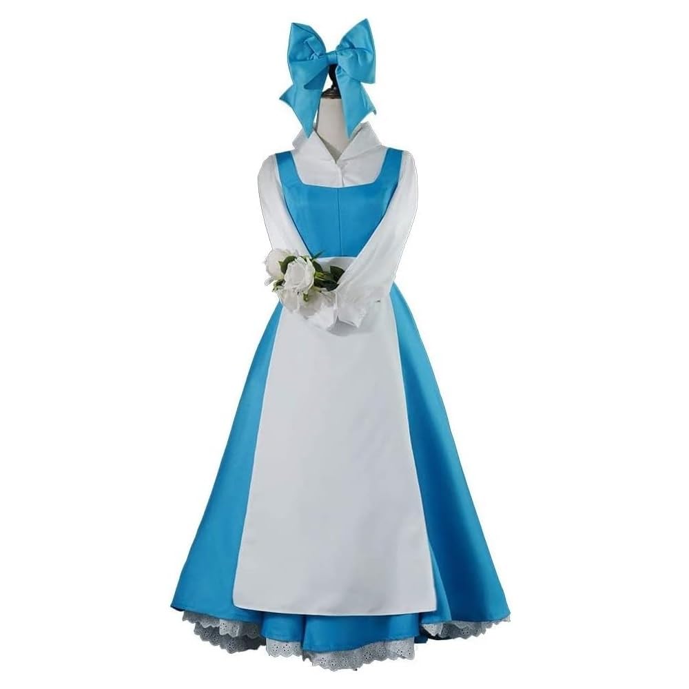 

Anywcos Косплей горничной Белль для школы, развлечений, популярного персонажа, костюм размера, женский, Рождество, Хэллоуин, взрослые, фестивали, вечеринки, мероприятия,