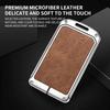 New Zinc Alloy Leather Nfc Card Car Key Case Cover Holder Fob Protector Shell For Tesla Model Y Model 3 Car Interior Accessories