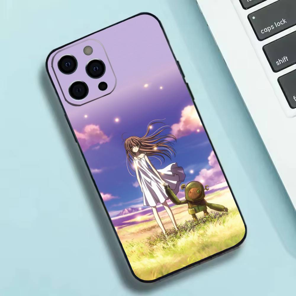 C-Clannad The cutest Anime Phone Case Silicone Soft For IPhone 17 16 15 14 13 12 11 X XR Plus Pro Max Plus