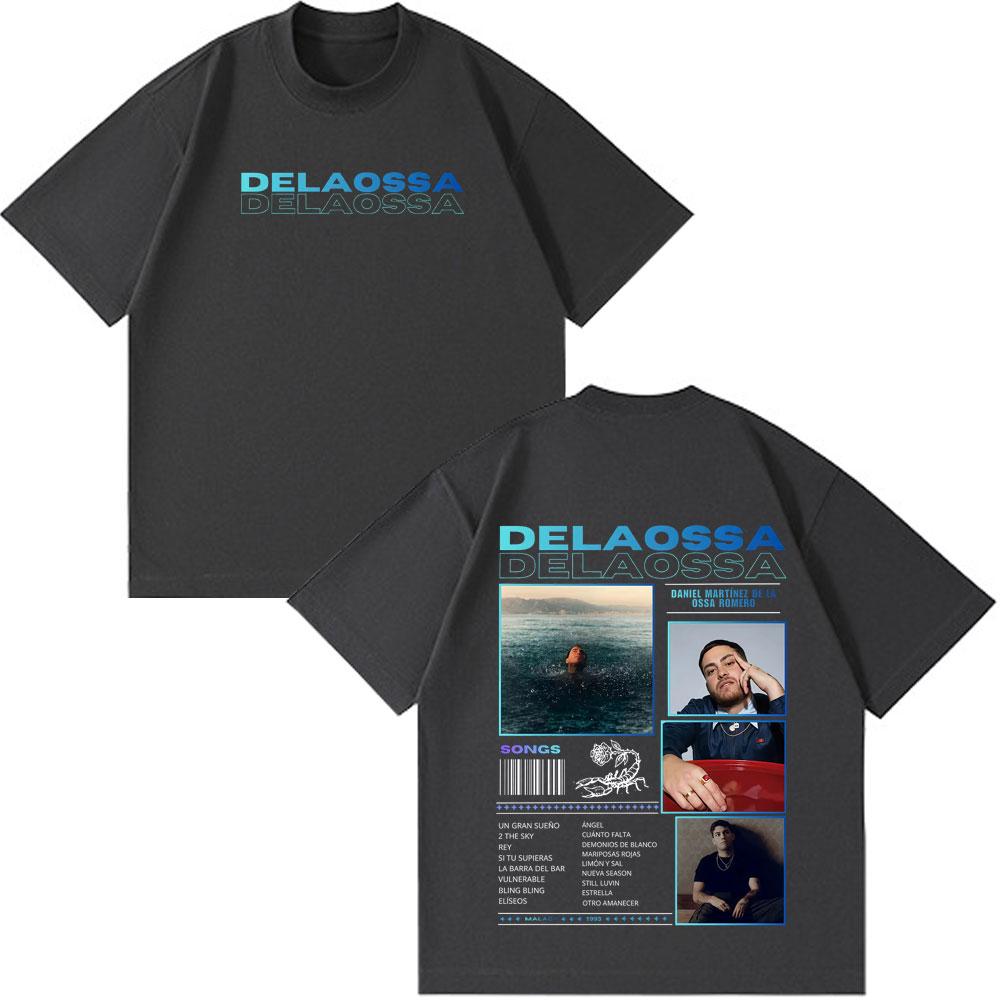 Rapper Delaossa Veneno Album Tour T Shirt Unisex Unisex Hiphop Fashion Harajuku T Shirts Vintage Summer Cotton Gothic Punk Tshirt
