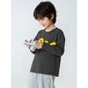 Children's Long-Sleeved T-Shirt 2026 Spring New Style, Medium and Large Kidsren's Round-Neck Top, Boys' Versatile Lettered Cotton Bottoming Shirt