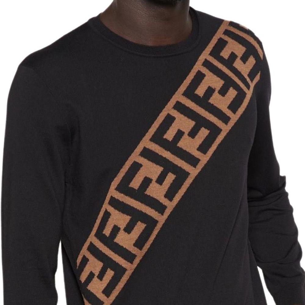 Fendi 2010s Zucca Sweater FZZ426A4XHF0QA1