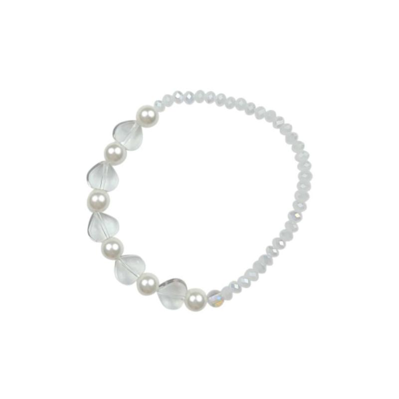 L’OMBRILLANT Heart Pearl Bracelet (2COL)