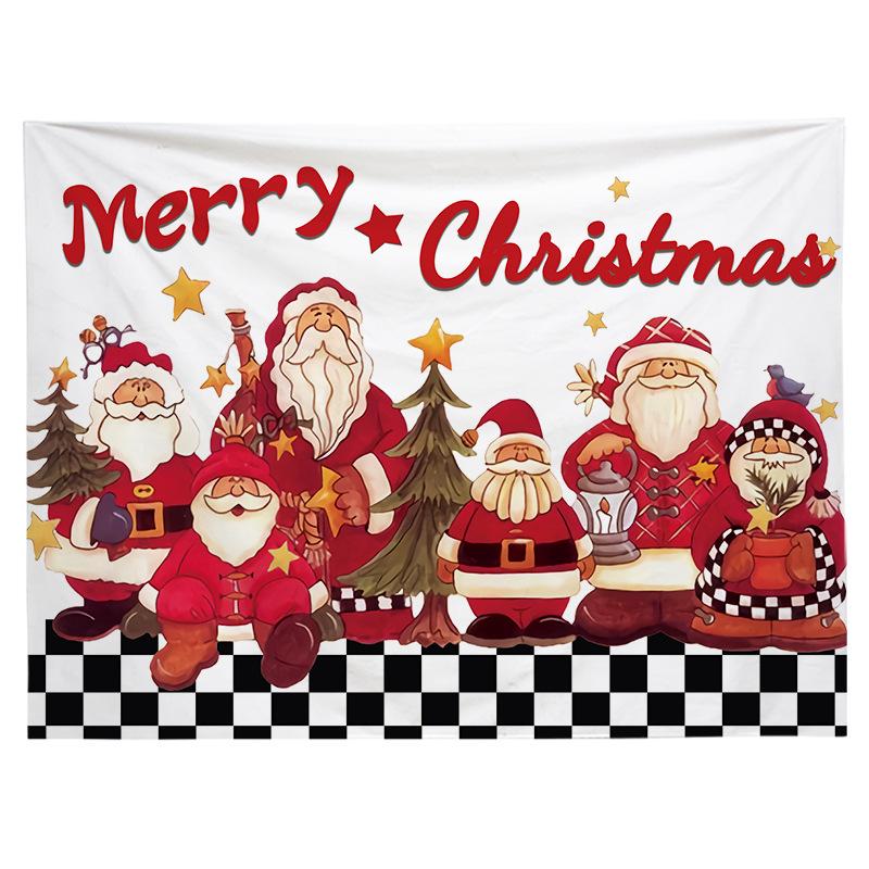 Christmas Festival Wall Hanging Tapestry for Party & Room Decor
