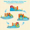 Outdoor Water Park Children Bouncy Castle Multifunctional with Inflatable Blower Double Slide Bouncing Castle