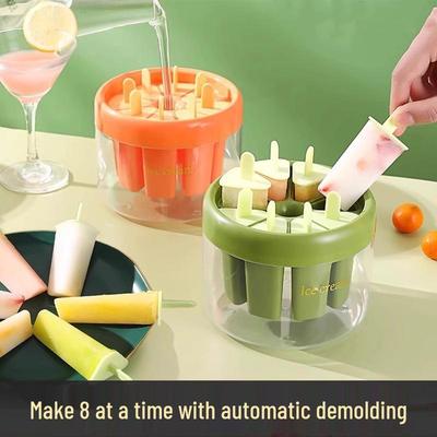 Homemade Ice Cream & Popsicle Mold for Kids - Summer Frozen Treats & Fruit Ice Cube Tray