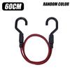Elastic Bungees Cords with Hook Heavy Duty Luggage Bungee Strap Anti Slip Flat Elasticity Rope for Motorcycle Bicycles Movin