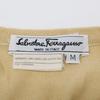 Salvatore Ferragamo Beige Wool Gancini Cool Neck Knit Tops M beigeUsed