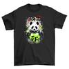 Ink Splatter Panda Anime T-Shirt Mens Womens Tees Top - Funny and Adorable! Unleash Your Inner Panda-mo