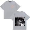 Singer Alejandro Sanz Harajuku Graphic 2026 Mens Women Cozy Tshrit Fashion Hip Hop Y2K Casual Streetwear Cotton Short Sleeve Tee
