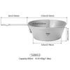 Titanium Sierra Cup Mug Lightweight Portable Food Cookware for Outdoor Hiking and Foldable Handle (with spout), 450ml, Container, Camping,