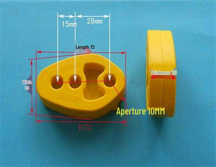 Compatible with Honda Jade 14-17 & Civic Si 12-17 Exhaust Pipe Hanger Resonator