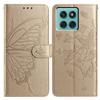For Motorola Edge 60 Fusion 5G Case Butterfly Imprinted Wallet Stand PU Leather Flip Phone Cover with Strap