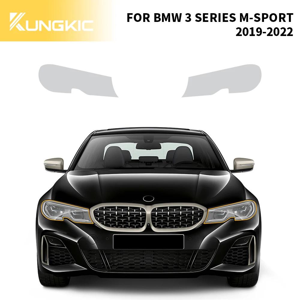 Pre-Cut PPF Film for BMW 3 Series G20 M Sport 2019-2022 Headlight and Rearview Mirror Protection Clear Sticker