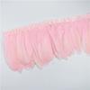 1Meter Colored Goose Feathers Trims Real Geese Feather Trim Tassel Fringe Ribbon White Black Feather Crafts Clothes Accessories