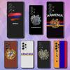 Armenia Albania Russia Flag Emblem Luxury Black Phone Case For Samsung Galaxy S23 S24 S25 Ultra S22 Plus S21