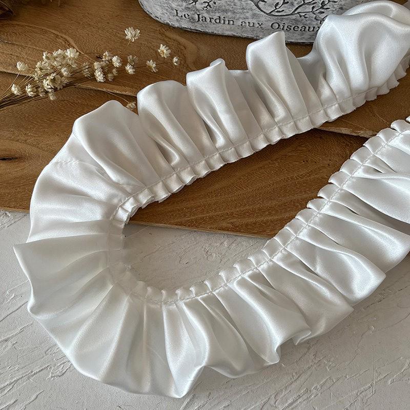 Handmade Lace Trim: Mesh for Baby Clothes, Curtains, Skirts, Pleated Decorative Fabric