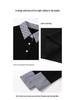 Mark Fairwhale Women's 2025 Faux Two-Piece Plaid Polo Knit Top