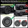 AKX1 4PCS for Model 3 Highland 2023-2026 Wheel Cover 18 Inch Hubcap New Blade Style Wheel Cover Rim Hubcaps Car Protection for Tesla