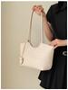 Versatile Large-Capacity Woven PU Leather Shoulder Bag - Stylish Urban Handbag for Women