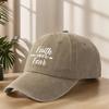 Fashionable Letter Embroidered High-quality Baseball Cap Classic Washed Retro Peaked Cap Sweat-absorbent and Breathable Hat