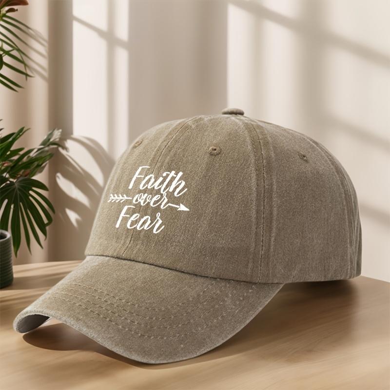 Fashionable Letter Embroidered High-quality Baseball Cap Classic Washed Retro Peaked Cap Sweat-absorbent and Breathable Hat
