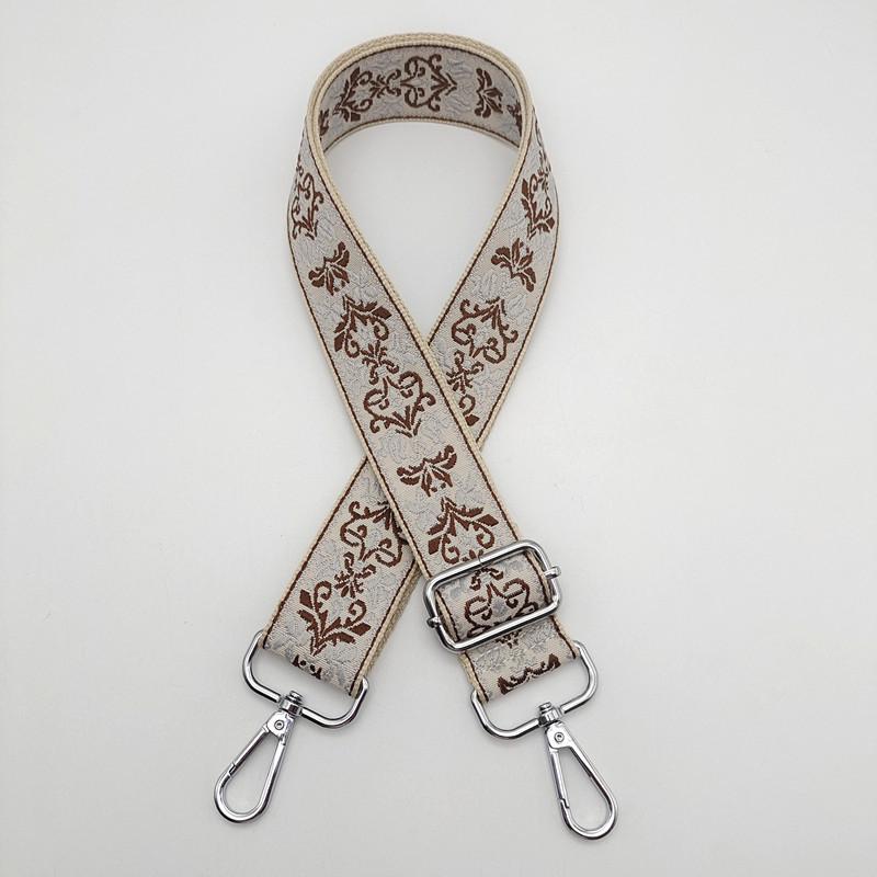 Color Ethnic Style Embroidery Bag Strap Thickened Messenger Backpack Replacement Bag Accessories Adjustment Wide Shoulder Strap