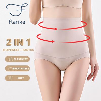Majtki bezszwowe z lodowego jedwabiu z wysokim stanem, modelujące brzuch, trener talii, podnoszące biodra, damska bielizna modelująca sylwetkę, gorset