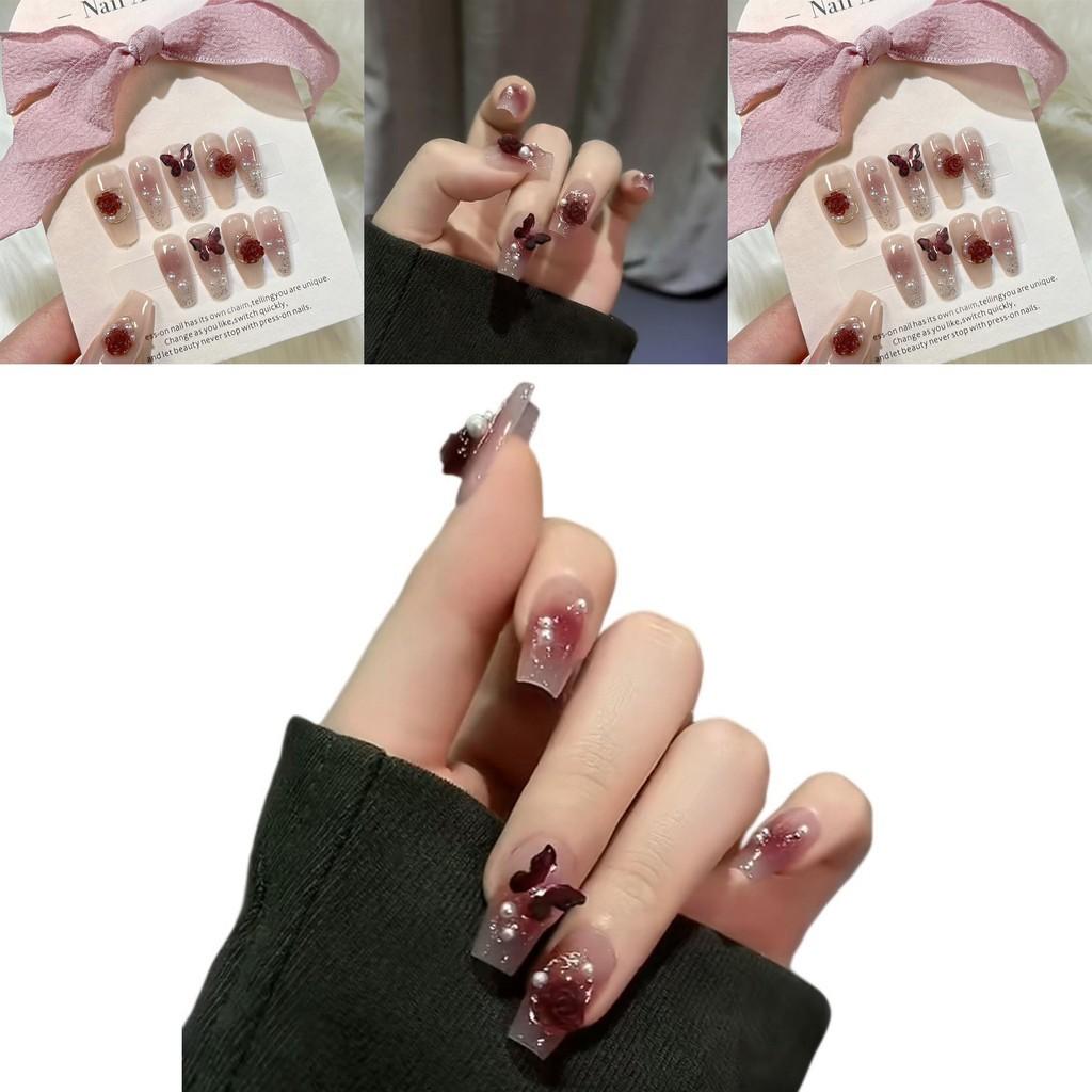 Wholesale Nail Wraps In Plum Jam Color Suitable For All Sizes Xs S M L