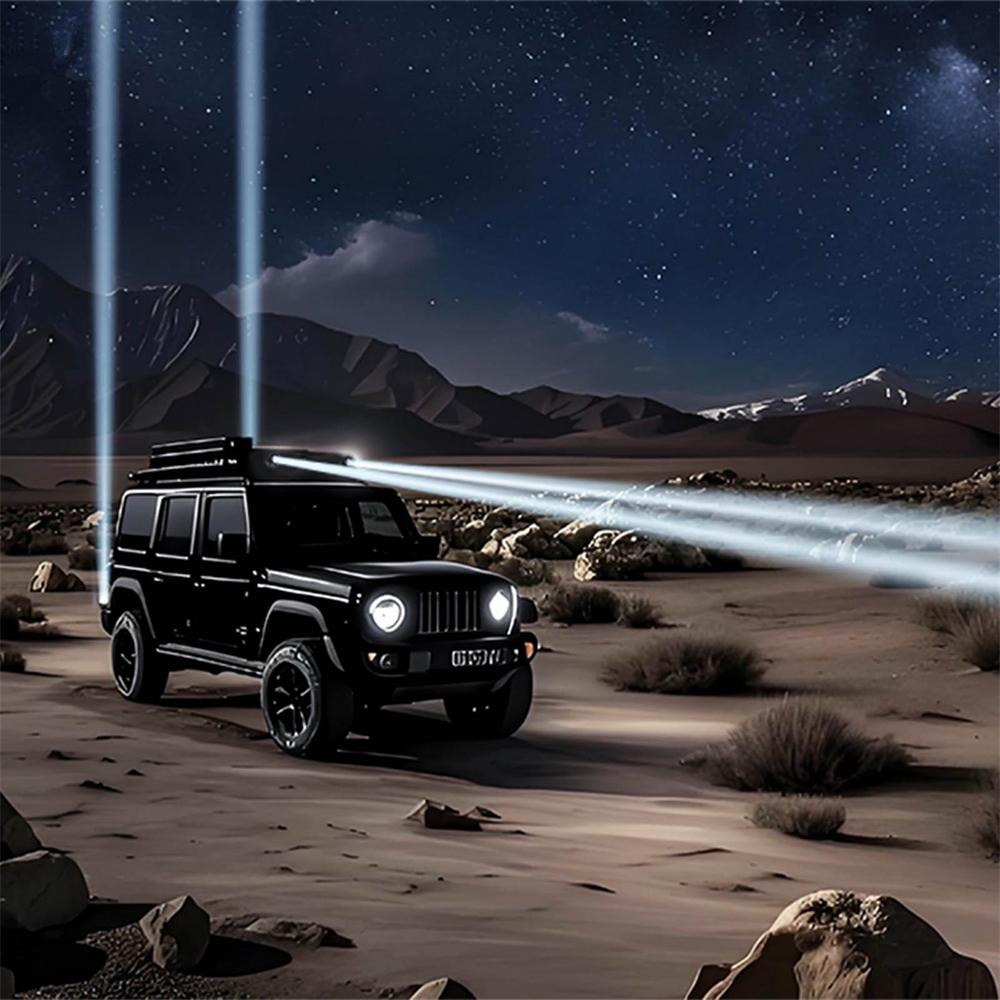 2PCS 72w LED Light Pods Offroad Driving Fog Lamp Flood Beam For ATV UTV Truck