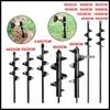 Earth Auger Spiral Drill Bit for Garden Soil Loosening