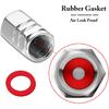 4PCS Tire Valve Stem Caps for Nissan Altima Rogue Murano Frontier Kicks Juke Versa Sentra Pathfinder, Leak-Proof Tire Air Caps Dust Proof for