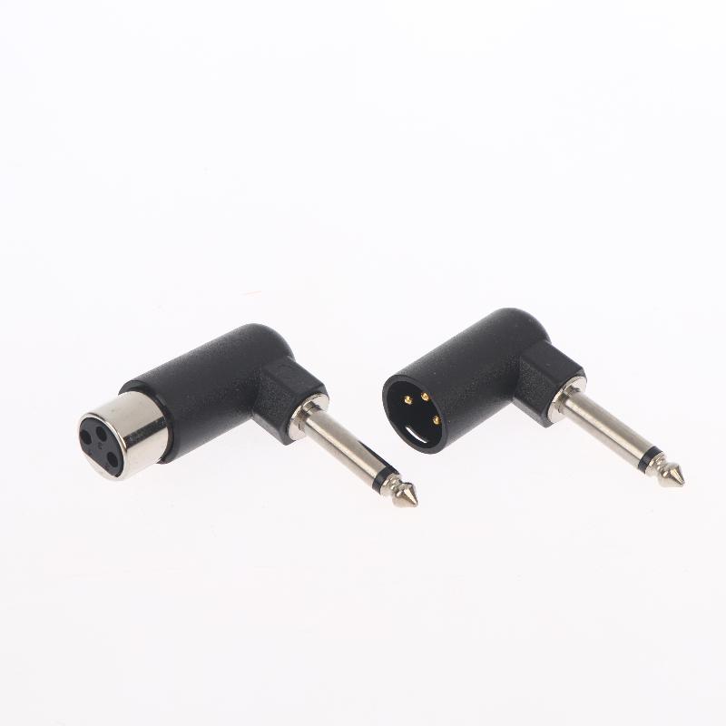 1/2Pcs XLR Plug Male/Female To 6.35mm Male Adapter 3-Pin Balanced Audio Interface For Microphones Speakers Audio Interfaces