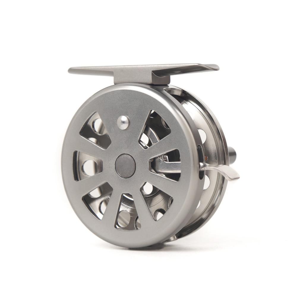 Full Aluminum Ice Fishing Reel Left/Right Handed V-shape Ice Fishing Wheel 50mm 60mm Fly Winter Fishing Reels Gear Ratio 1:1
