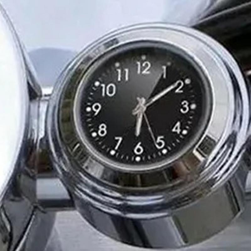 Handlebar Dial Motorcycle Clock Motocross Handlebar Time Watch Waterproof Motocross Dial Watch Clocks For Dirt Cycle Yachts