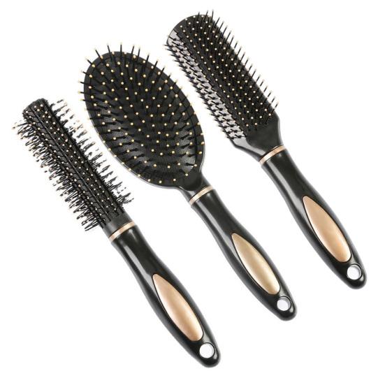 Air Cushion Hair Brush for Women Scalp Massage Round Brush with Ergonomic Handle