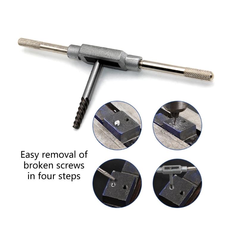 Comprehensive 11Piece Broken Drill Bit Extractor for Easy Extraction of Broken Screws Fasteners  for Various Materials