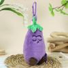 Cartoon Pumpkin & Eggplant Scented Plush Keychain Toy Ornament