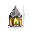 Christmas Night Light Decoration Statue Desktop Holiday Creative Ornaments Sculpture Small