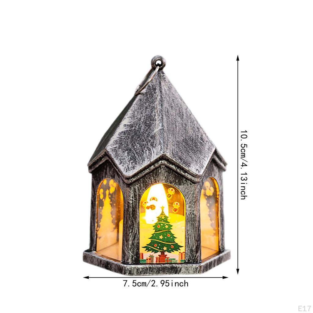 Christmas Night Light Decoration Statue Desktop Holiday Creative Ornaments Sculpture Small