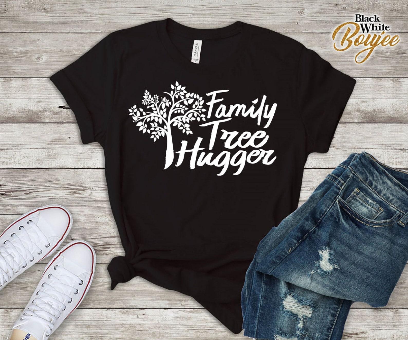 Ancestory Tree Shirt, Family Tree Hugger Tee, Genealogy gift ideas, Genealogy gifts, Geneologist Shirt 4XL