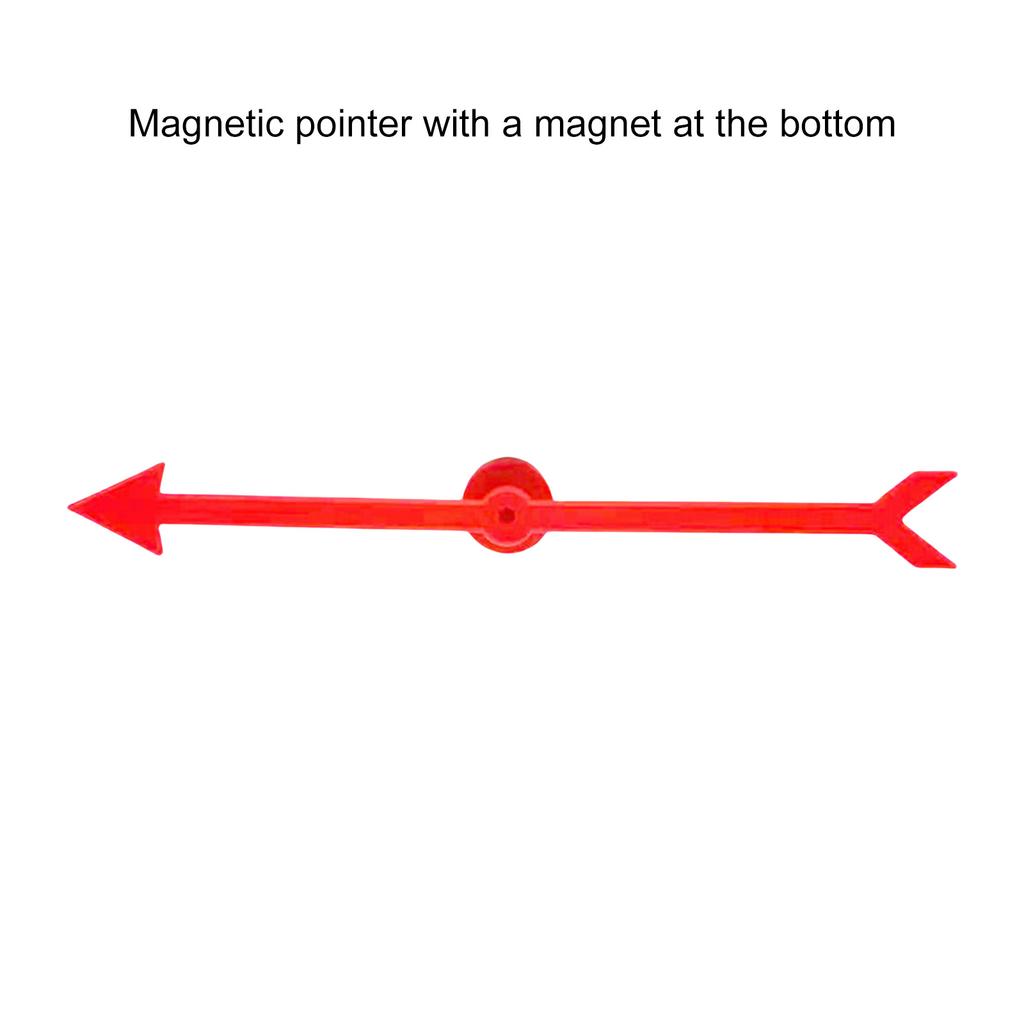 Large Red Arrow Spinner Magnetic For Classroom Games And DIY Activities Interactive Game Spinner Accessories