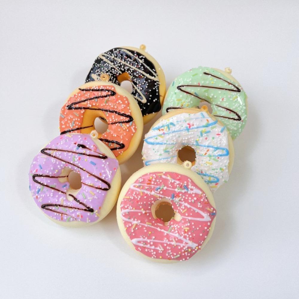 Soft Artificial Donut Bread Squeeze Toy PU Donut Donut Squishy Toy  Party Decoration