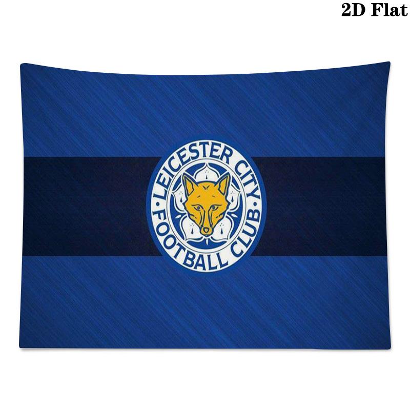 Leicester City FC Wall Tapestry Aesthetic Wall Hanging Printed Fabric Blanket Decorative Tapestries for Bedroom Living Room Home Decor